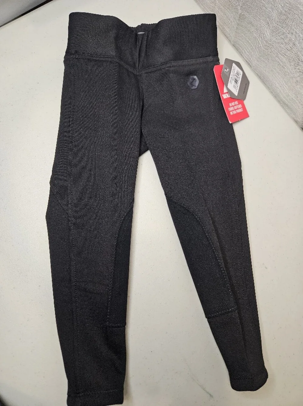 Horze active tights riding pants fleece winter Kids EU 110/ US XXS New Black